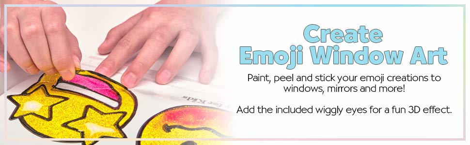 Creativity For Kids® Emoji Window Art Kit