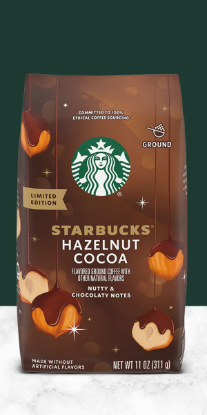 Starbucks Hazelnut Cocoa Flavored 100% Arabica Ground Coffee
