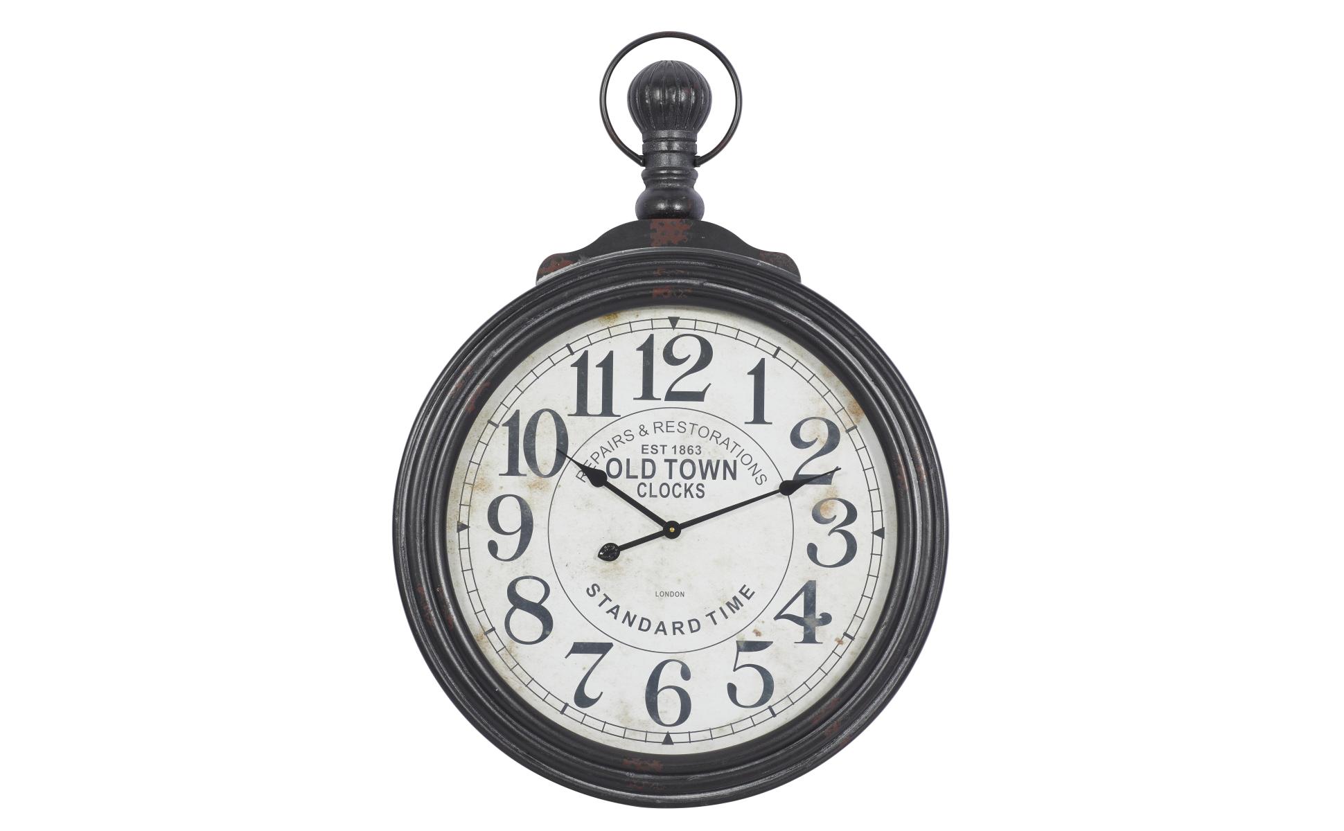 Big Large Indoor Outdoor Vintage Aged Shabby Chic Wall Clock Pocket Watch Style Big Large Indoor Outdoor Vintage Aged Shabby Chic Wall Clock Pocket Watch Style