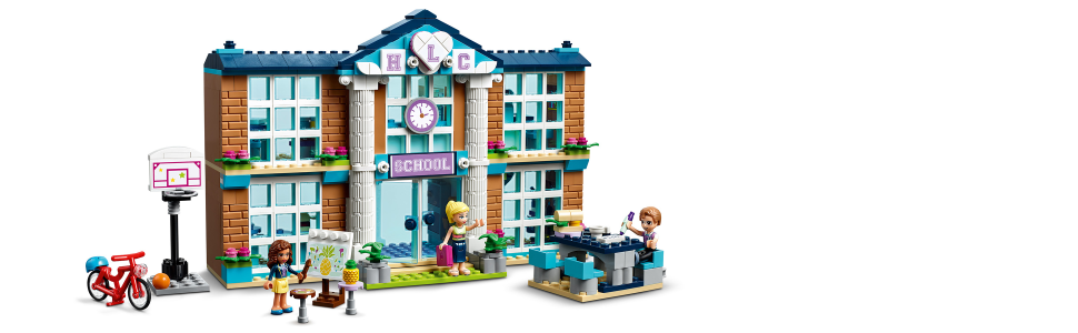 LEGO Friends Heartlake City School 41682 Building Toy for Creative Play  (605 Pieces)