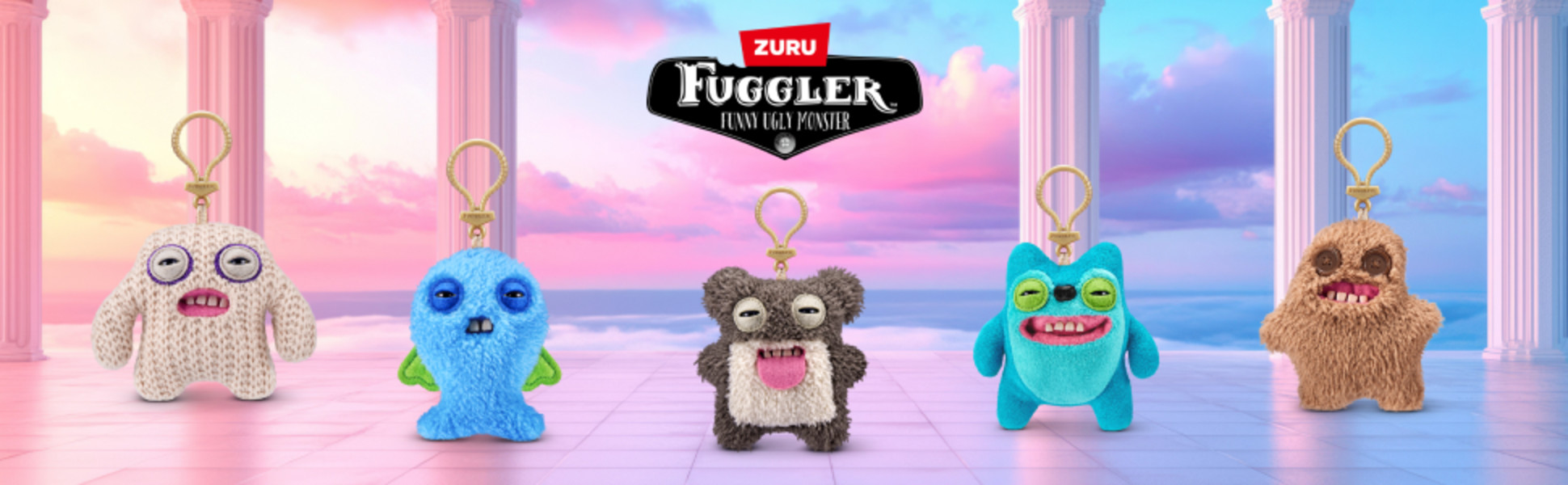 Fuggler Key Rings 5 inch (Lord Long Ears) Ugly Monster Plush