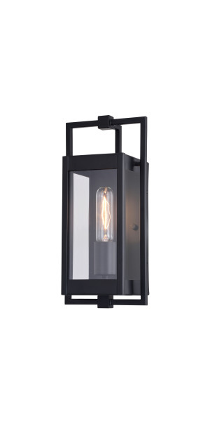 Sheridan 6-in. Outdoor Wall Light Matte Black
