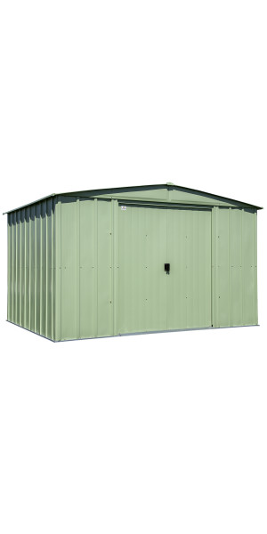 Arrow Classic Steel Storage Shed, 10x8, Sage Green