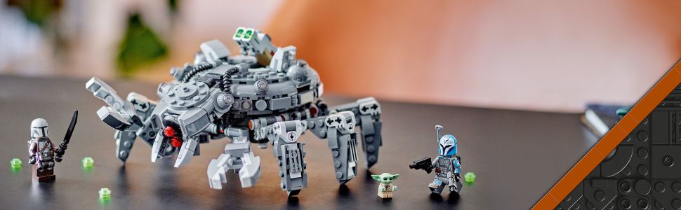 LEGO Star Wars Spider Tank 75361, Building Toy Mech from The