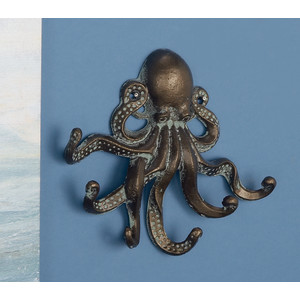 Wall Storage Hooks – Octopus Decorative Wall Mounted Coat Hooks for Hanging  Coats, Scarves, Bags, Purses, Backpacks, Towels Indoor and Outdoor Hooks