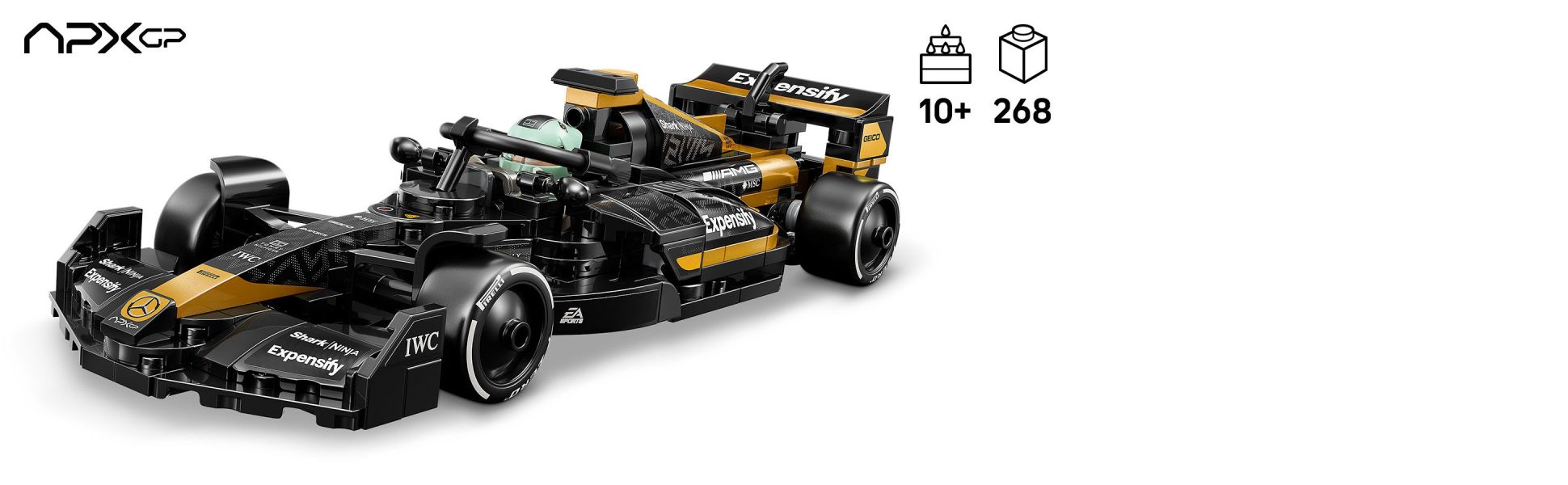 LEGO Speed Champions APXGP Team Race Car from F1 The Movie