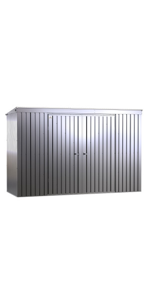 Arrow Elite Steel Storage Shed, 10x4, Galvalume