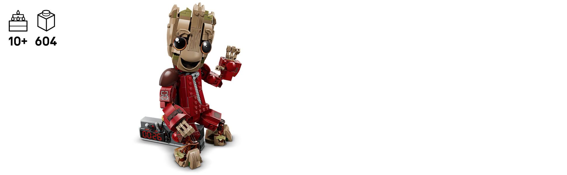 This highly detailed buildable figure carries a detonator, so kids can relive movie scenes and create imaginative adventures of their own.