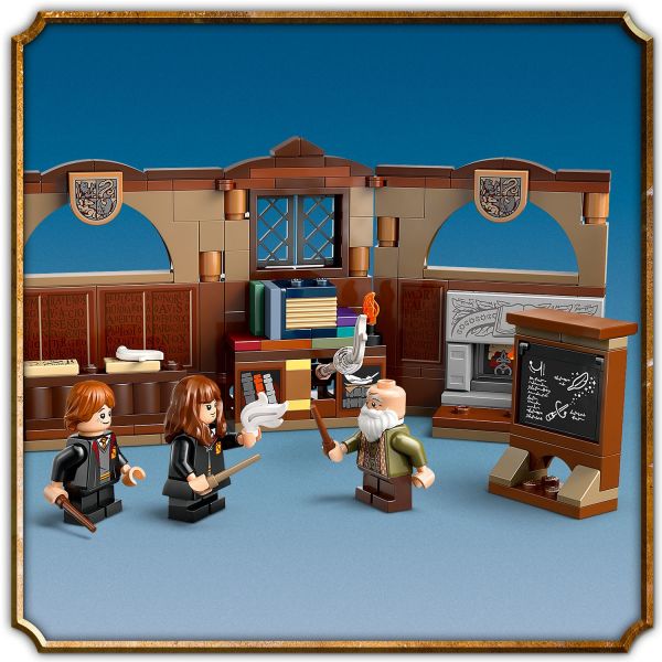 The classroom folds out for easy access and play.