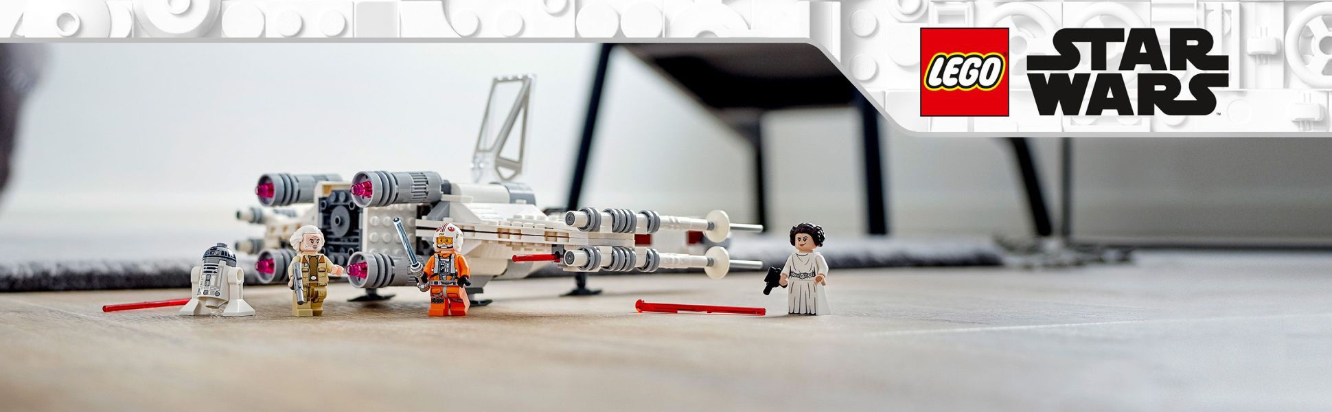 LEGO Star Wars 75301 Le X-Wing Fighter de Luke Skywalker, Jouet, Figurines,  Vaisseau Spatial pas cher 