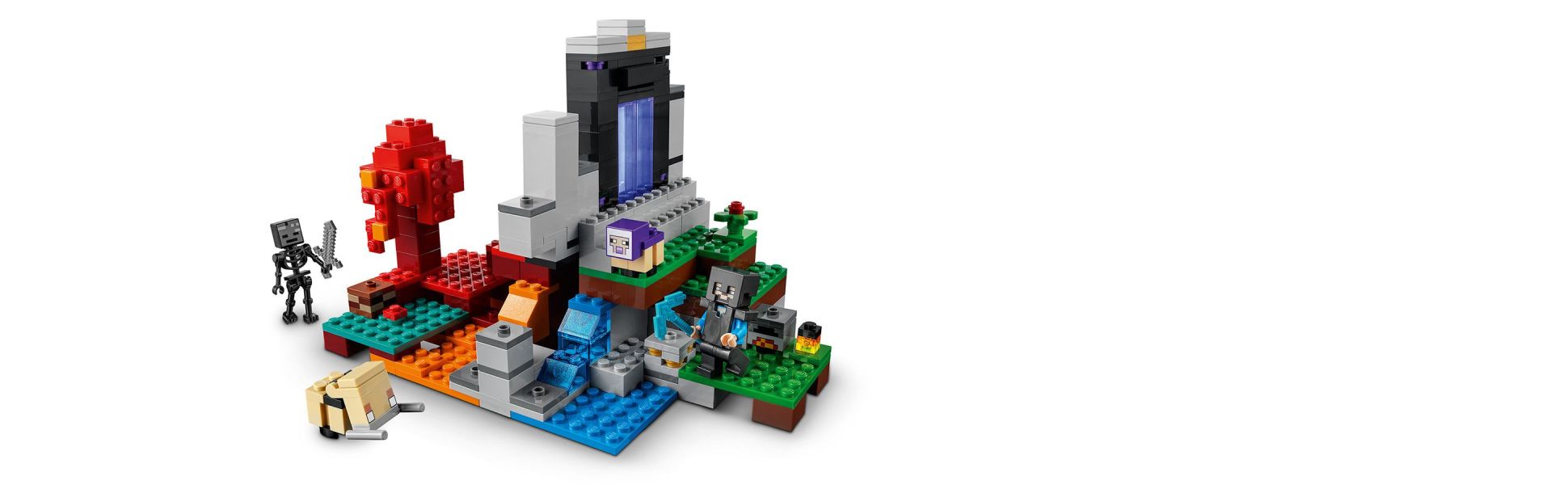 Lego minecraft 21172 le portail en ruine time lapse 