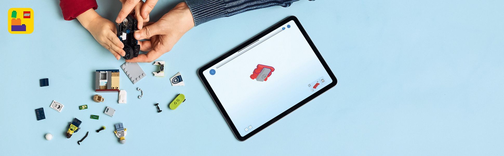 Builders can zoom in, rotate sets in 3D and track their progress using the fun, intuitive LEGO Builder app.