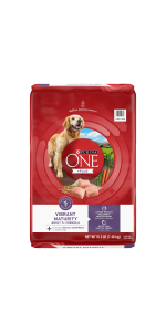 Purina ONE High Protein Vibrant Maturity Adult 7 Plus Formula Senior Dry Dog Food 31.1 lbs. Petco