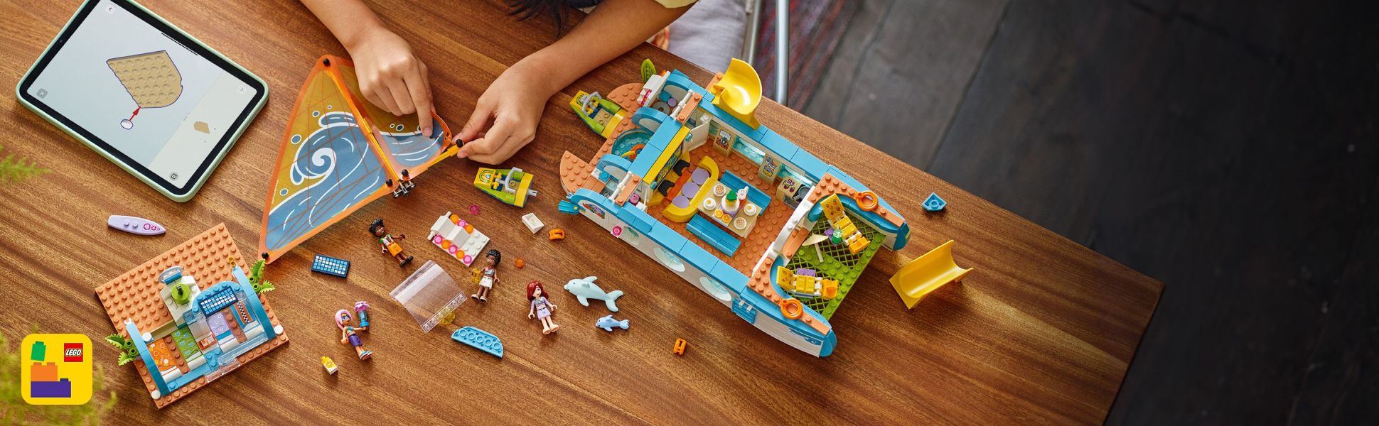 Builders can zoom in, rotate sets in 3D and track progress using the fun, intuitive LEGO Builder app.
