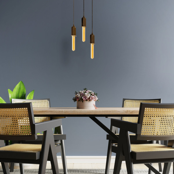 Feit Electric 60-Watt Equivalent T10L Dimmable Straight Filament