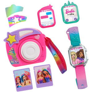 Barbie Photo Filter Play Camera and Play Smart Watch Set