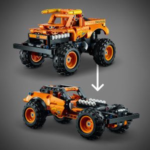 Lego technic monster jam el toro loco, set 2 in 1 camion e macchina  giocattolo, per bambini di 7+ anni, 42135 - Toys Center