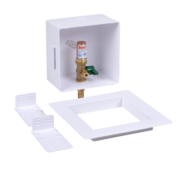 ●ONE BRILLIANT● MaisieOB509Khaki Maisie-OB509-Khaki Metal Ice Maker Box With Water Hammer Arrester