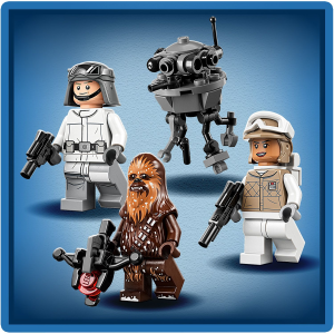  LEGO Star Wars Hoth at-ST Walker 75322 Building Toy for Kids  with Chewbacca Minifigure and Droid Figure, The Empire Strikes Back Model :  Toys & Games