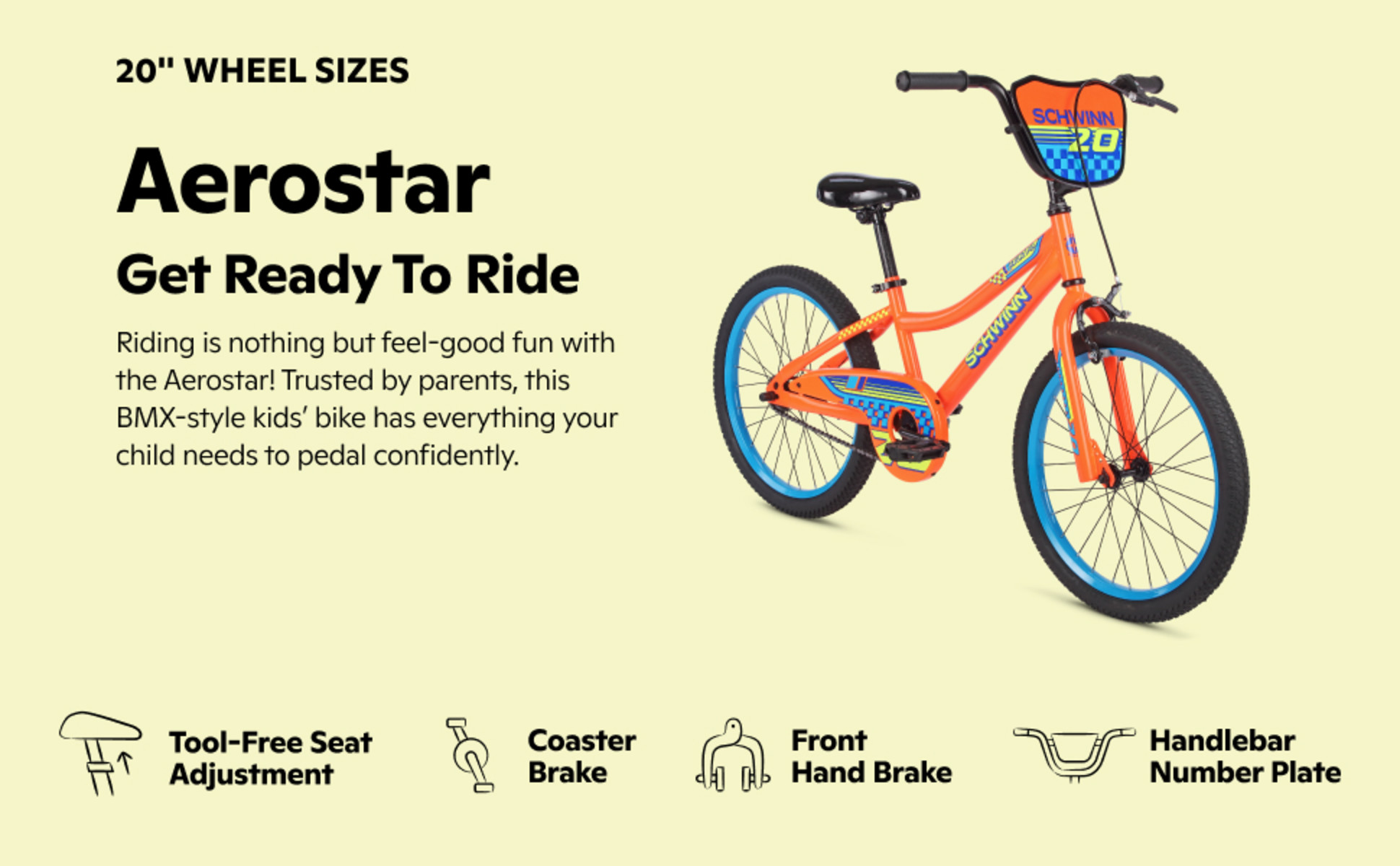 Schwinn Aerostar 20-in. Children's Bike, Ages 7-13 Years