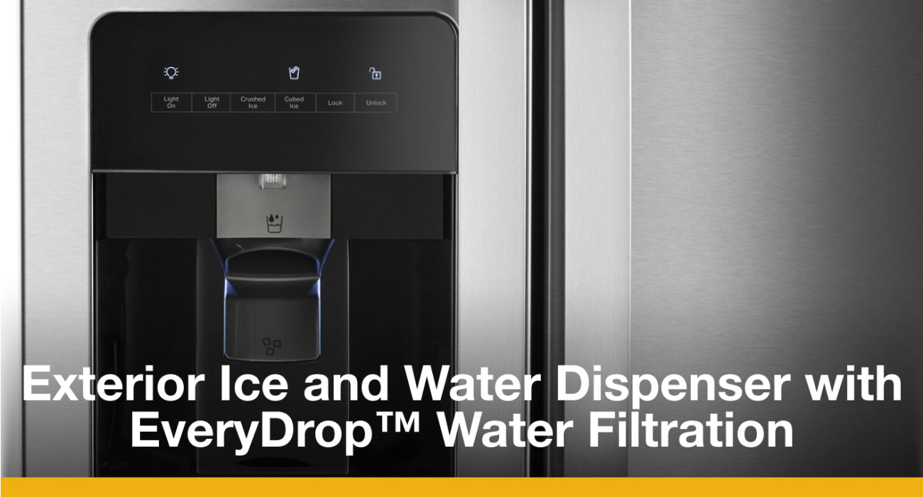 Whirlpool 24.6 cu. ft. Side by Side Refrigerator in