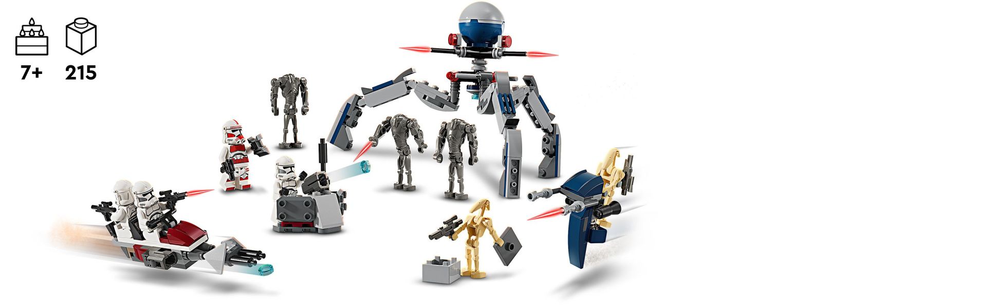 75372 LEGO® Star Wars™ Clone Trooper™ & Battle Droid™  Battle Pack