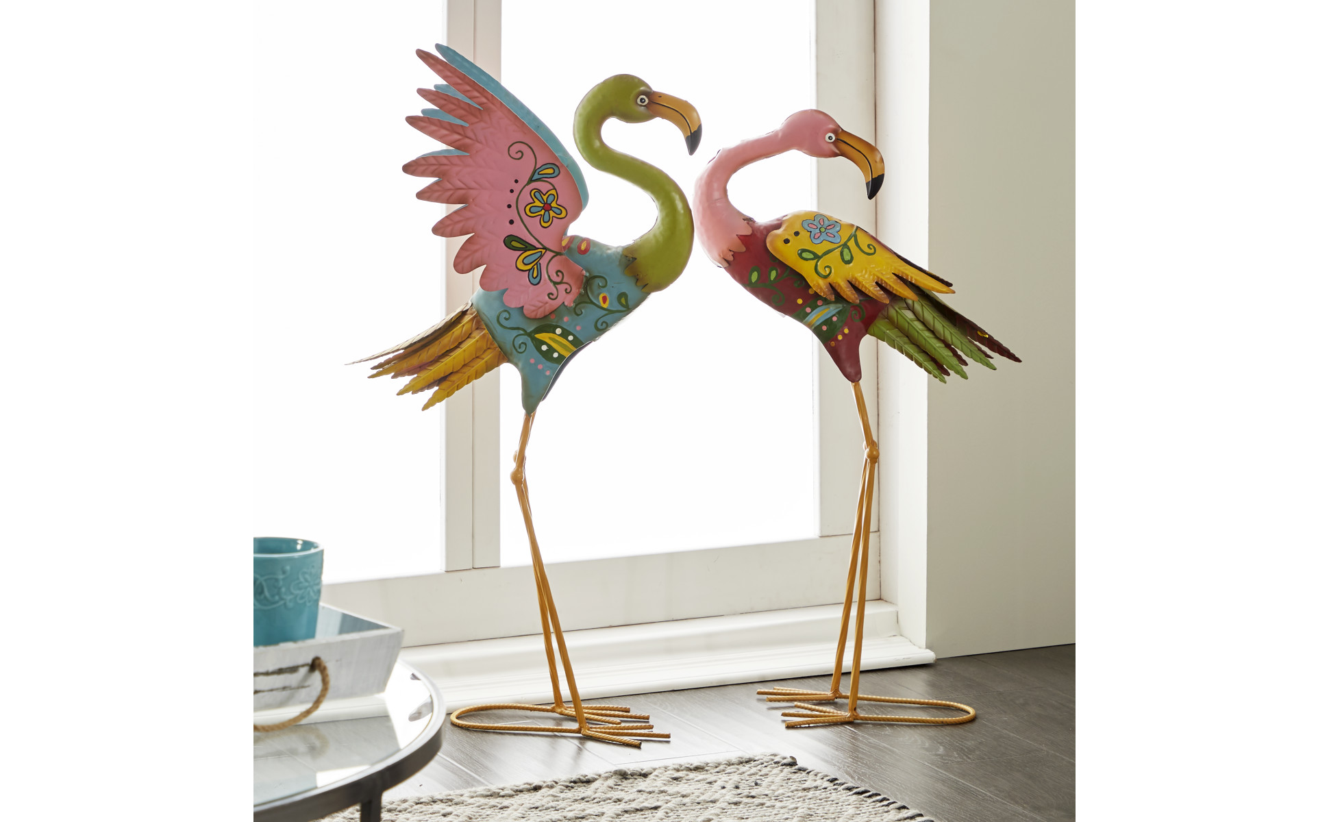 PVC Flamingo Yard Bird Yard Art With popular Stand