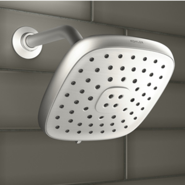 KOHLER Fordra 3-Spray Patterns 6.817 in. Wall Mount Fixed
