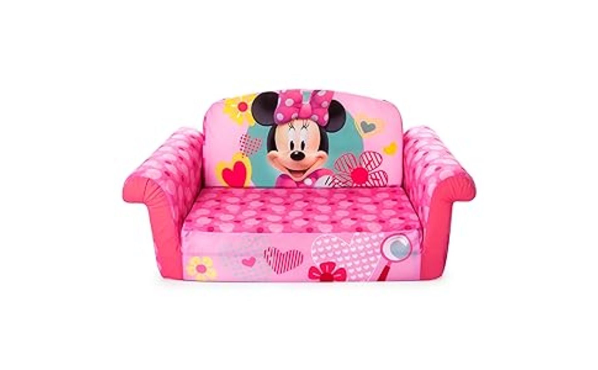 Marshmallow Furniture 2 in 1 Flip Open Compressed Kids Couch Minnie Mouse Walmart