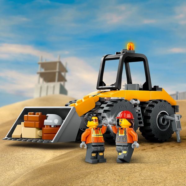 LEGO, Construction Wheel Loader, Yellow, 81 Pieces - Walmart.com