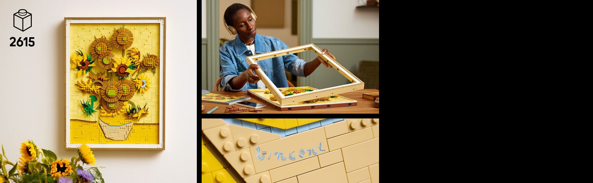 Created in collaboration with the Van Gogh Museum, this LEGO interpretation captures the beauty of the original painting.