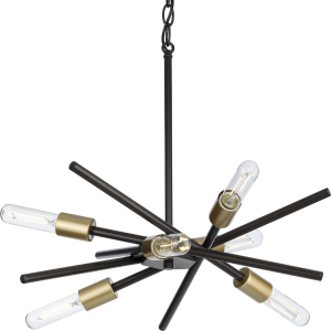 Progress Lighting Astra Collection 22-5/8 in. 6-Light Antique Bronze ...