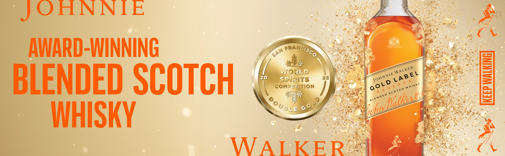 Johnnie Walker Gold Label Reserve Blended Scotch Whisky, 750 mL