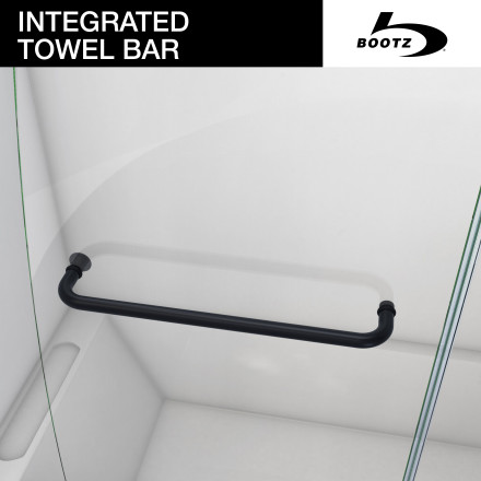 Bootz Industries Mahalo 56- 60 in W x 58 in H Semi-Frameless