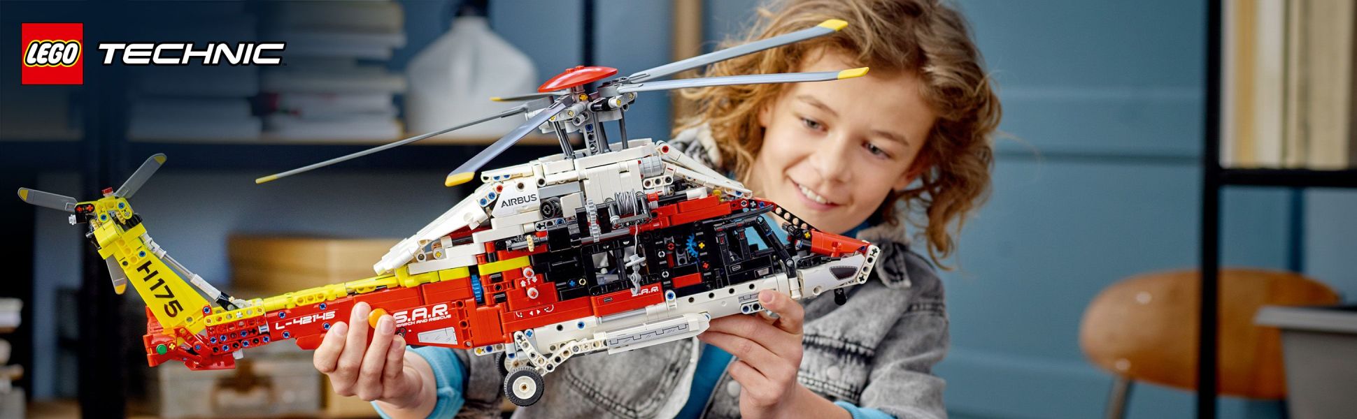 LEGO 42145 Technic L'Hélicoptère de Secours Airbus H175, Jeu de  Construction Éducatif, Rotor Tournant et Fonctions Motorisées, Modélisme,  11 Ans et Plus : : Jeux et Jouets