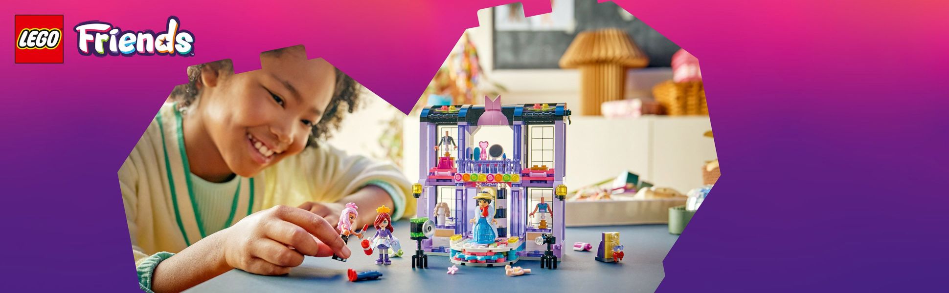Kids create their own runway magic with this fashion show toy playset, which comes with outfits, accessories and a rotating platform.