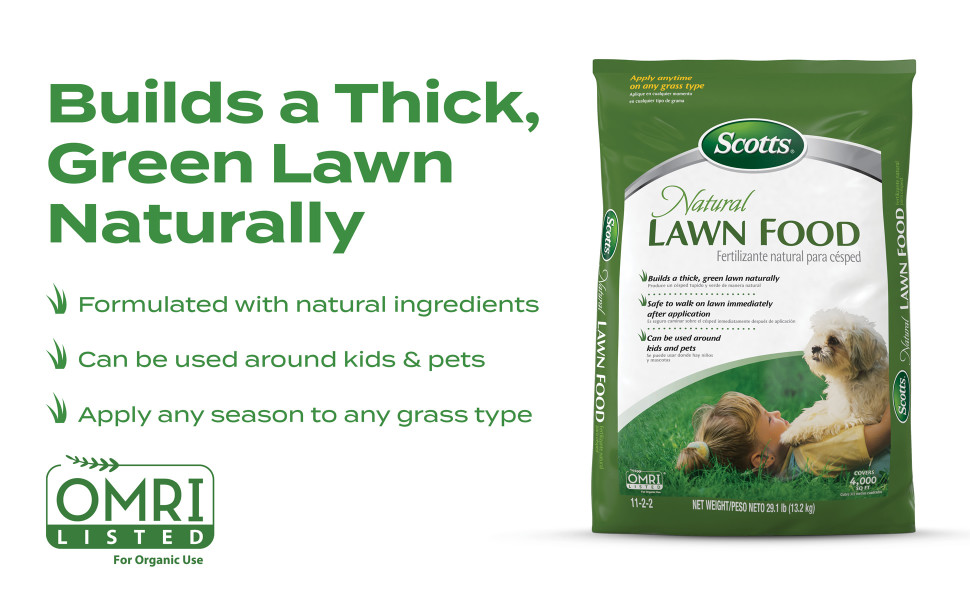 Scotts natural deals lawn food