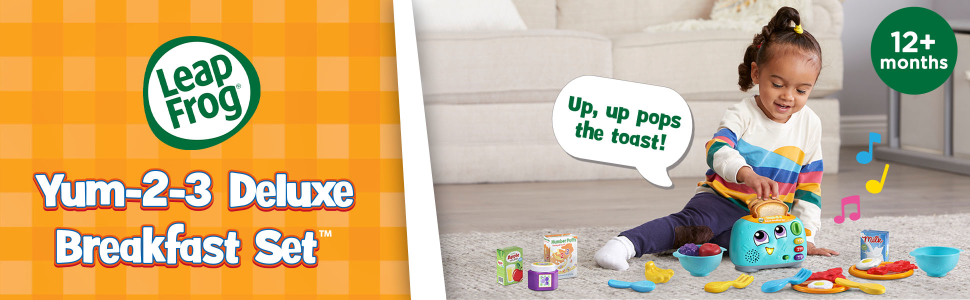 LeapFrog® Yum-2-3 Deluxe Breakfast Set™ 22 Play Pieces Make