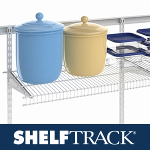 ClosetMaid 72 in. L x 12 in. D White Close Mesh Wire Closet Shelf