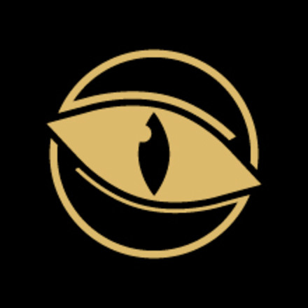 Healthy vision icon featuring a cat eye