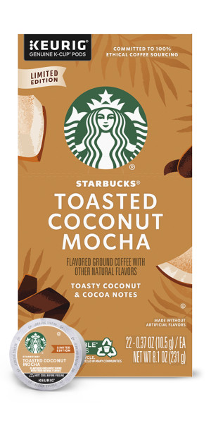 Starbucks Toasted Coconut Flavored K-Cup Coffee