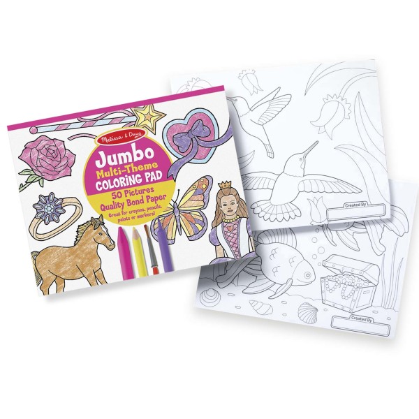  Melissa & Doug Jumbo 50-Page Kids' Coloring Pad