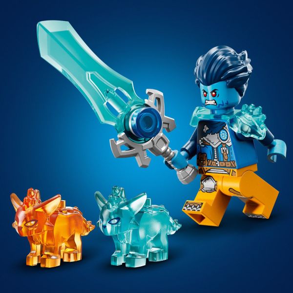 Comes with collectible sword accessories and creature toys.