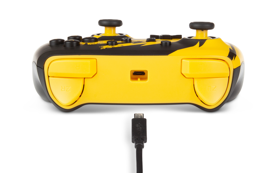 Power A YELLOW POKEMON XBOX CONTROLLER 1511623-01 VGC