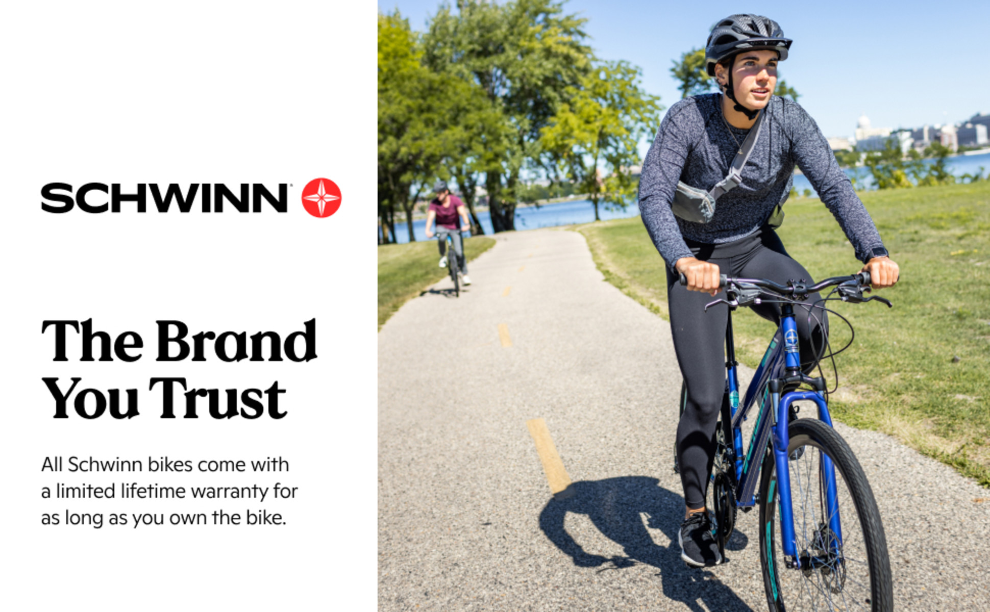 schwinn bicycle warranty Legacy 26 Step Thru covered stretch pads – all surrounded by a rust Schwinn and Schwinn-Approved bicycles, parts