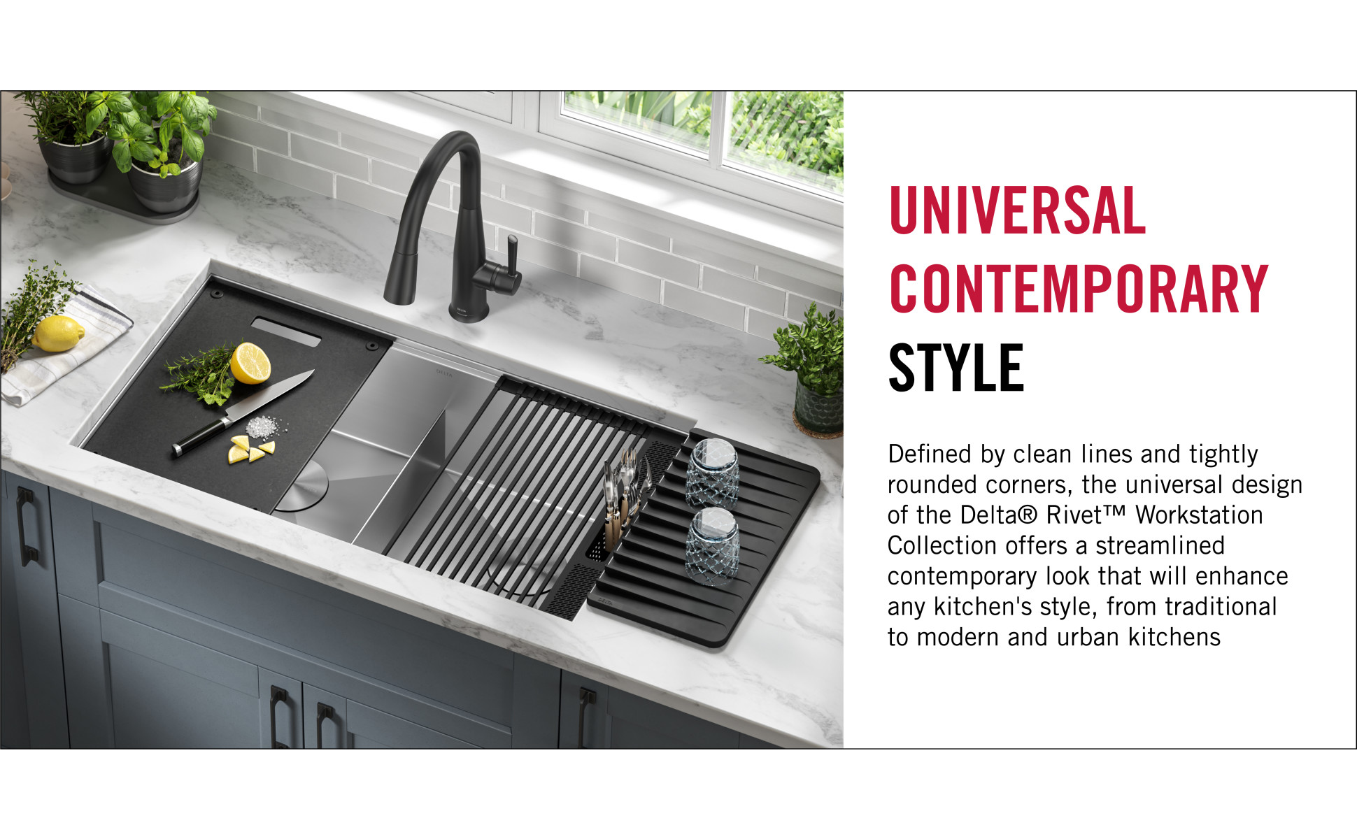 Delta Rivet 16-Gauge Stainless Steel 32 in. Single Bowl Undermount