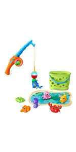 VTech® Jiggle & Giggle Fishing Set™ Learning Toy with 7 Sea