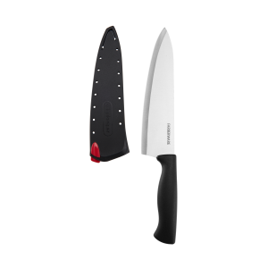 Farberware Edgekeeper Classic 8-inch Chef Knife with Black Self-Sharpening  Sleeve and Handle 