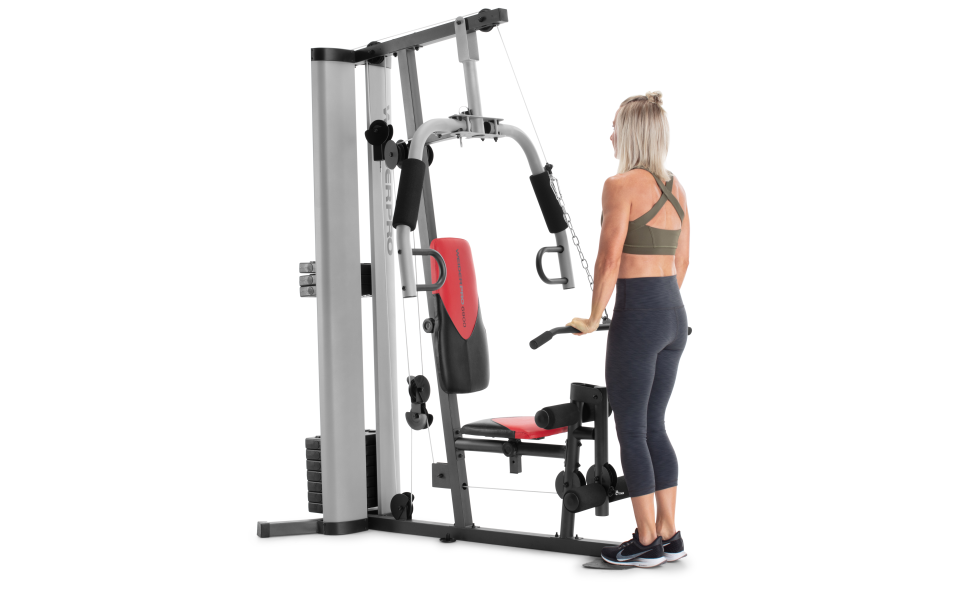 Weider Pro 6900 Home Gym System with 125 Lb. Weight Stack 