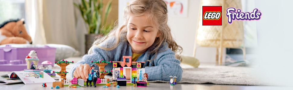 LEGO Friends Heartlake City Brick Box 41431 Building Kit; Make 6 Scenes  from 1 Box Set for Creative Fun (321 Pieces) 